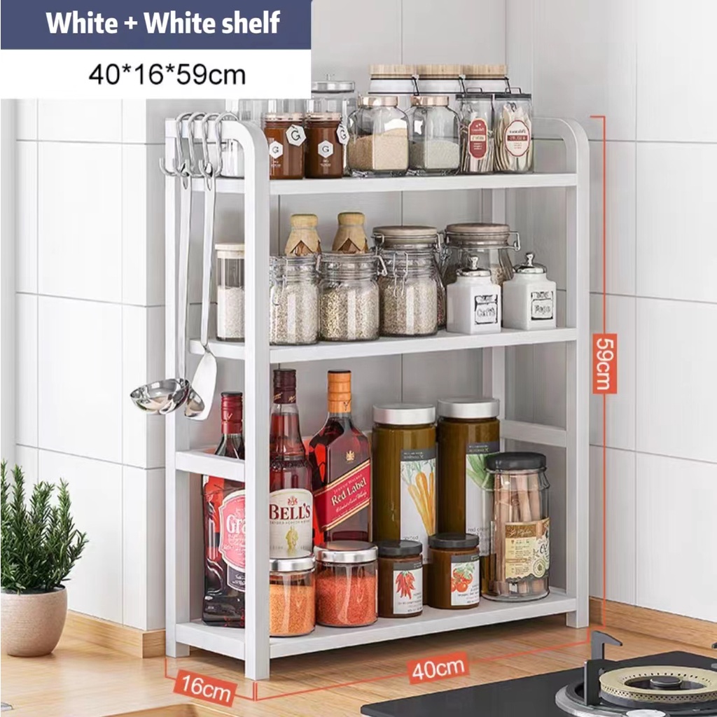 condiments organizer COD 2 Tier Spice Rack Condiment Seasoning Storage