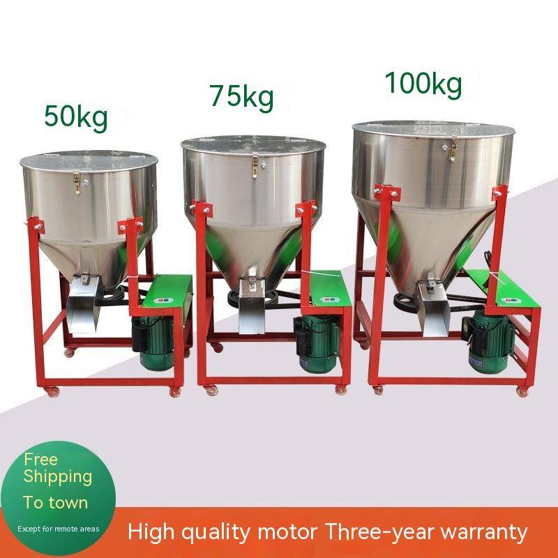 Wet and Dry Stainless Steel Farm Feed Mixer Feed Mixer Seed Coating Machine Seed Dressing