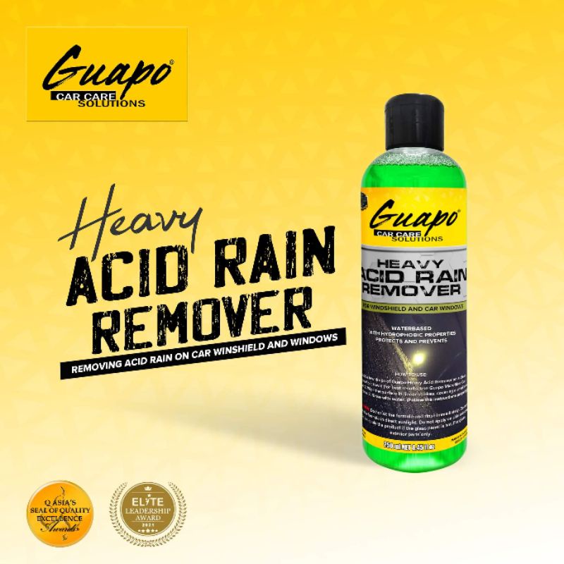 Guapo Heavy Acid Rain Remover for Car Windshield and Windows, 250ml
