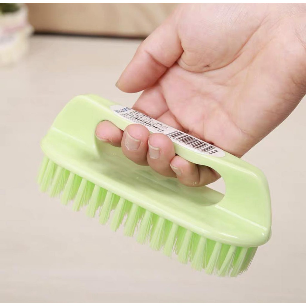 Multipurpose Plastic Laundry Brush Strong Bristles Cleaning Scrub