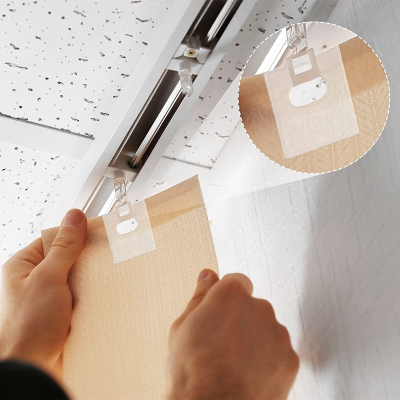 16 Set/ 32 Pieces Clear Vertical Blind Repair Tabs, Vertical Blind Repair Vane Savers, Vertical