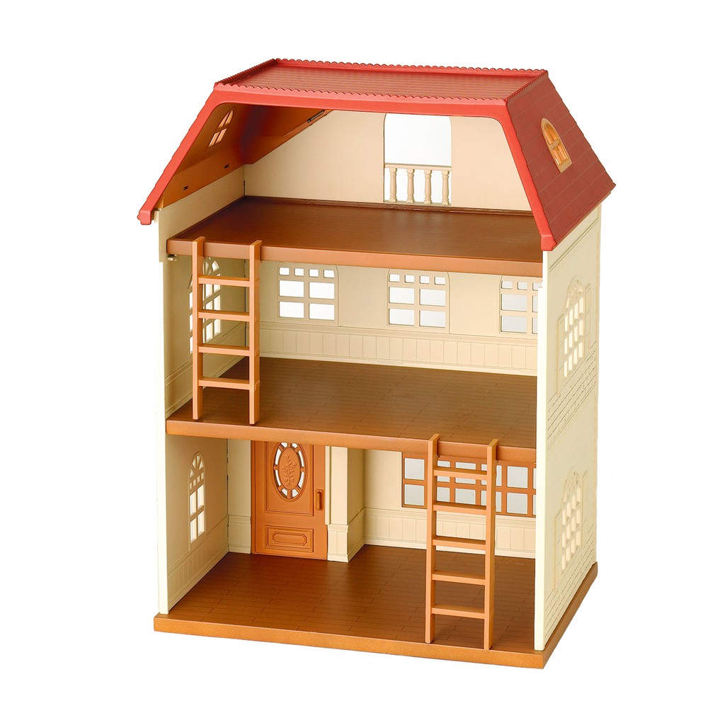 Sylvanian Families 3 Story House Gift Set Shopee Philippines