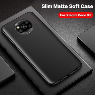 For POCO X3 NFC X3 Pro Case Colorful Matte Soft Silicone Shockproof Square  Phone Case Funda For Xiaomi Poco X3 GT 5G Cover Coque - AliExpress