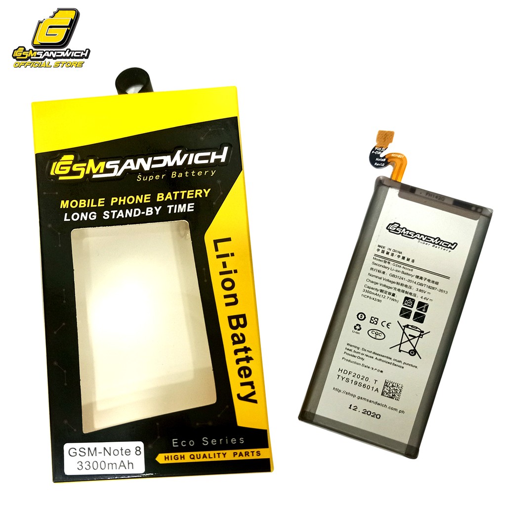 GSMSANDWICH Super Battery SAMSUNG Note 8 Shopee Philippines