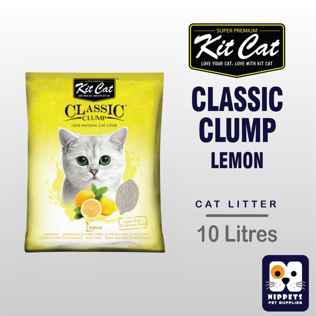 KIT CAT Classic Clump Cat Litter (Lemon) 10L Shopee Philippines