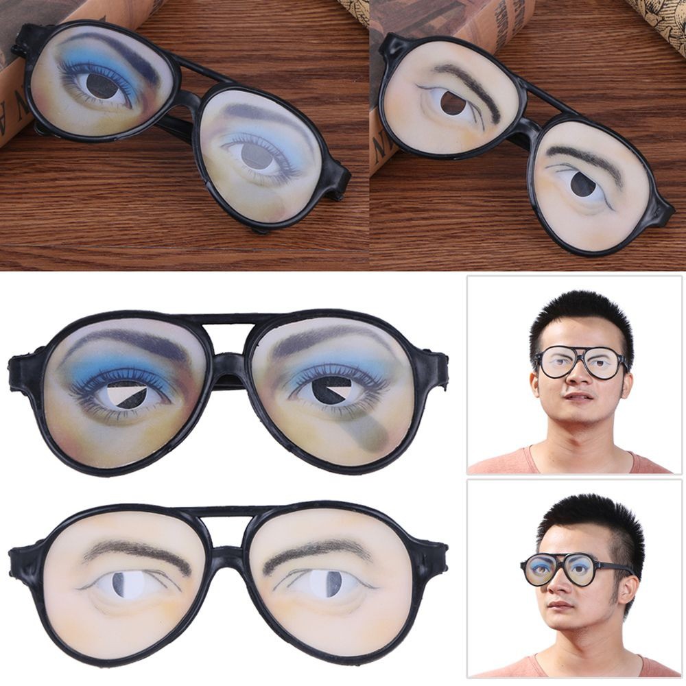 Joke glasses cheap with eyes