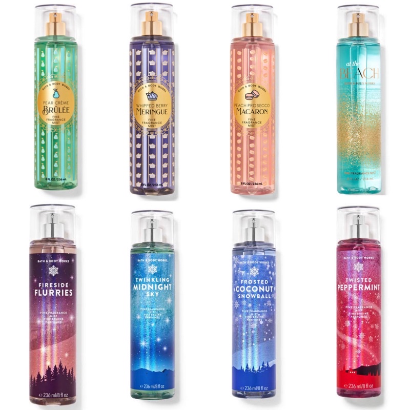 Listing 2 Bath Body Works Fragrance Mists Shopee Philippines