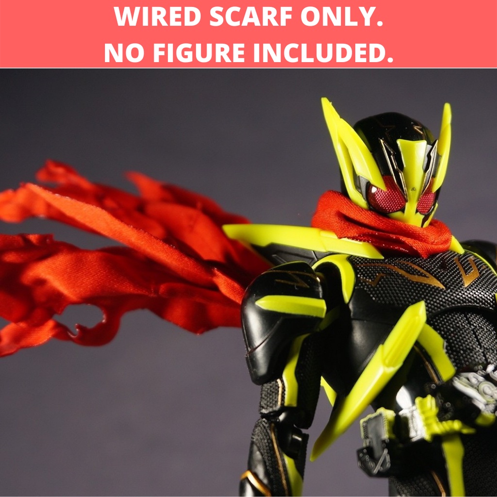 HANDMADE CUSTOM SHF KAMEN RIDER MASKED RIDER WIRED SCARF NECK CLOTH ...