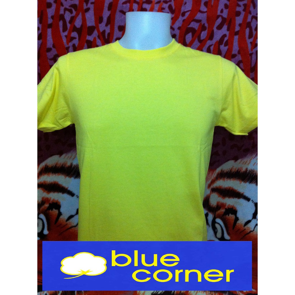 COD Blue Corner Shirt ( Canary Yellow Shirt / Roundneck ) | Shopee ...