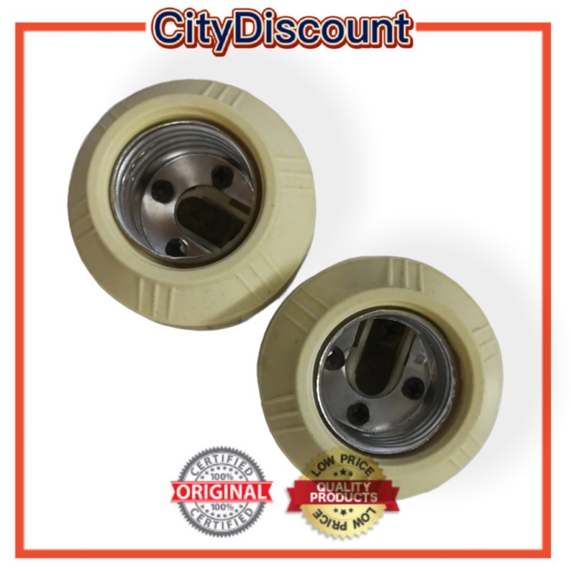 COD Ceiling Bulb Receptacle Socket Circular Shape | Shopee Philippines