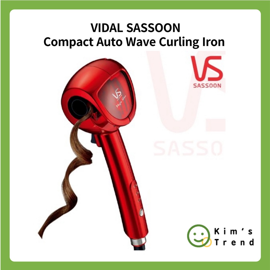 [VIDAL SASSOON] Compact Auto Wave Curling Iron Korean Hair Style Hair