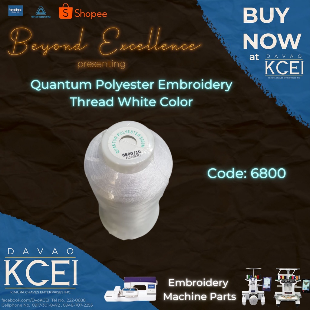 Quantum 6800 White Thread