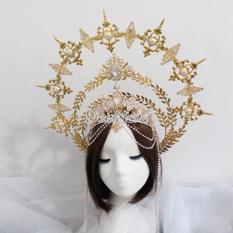 Handmade Diy Lolita Crown Material Package Helios Headdress Accessory ...