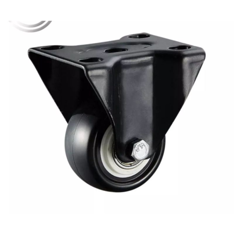 Pvc caster Wheel 2 inch Dead pvc black taiwan | Shopee Philippines