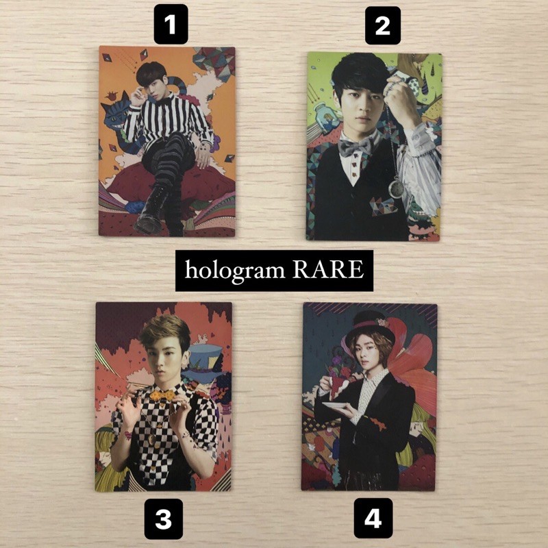 (1pc) Shinee in Wonderland Star Collection Cards (1-20) ORIGINAL ...