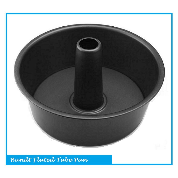 Non-Stick Carbon Steel Fluted Bundt Tube Pan K31