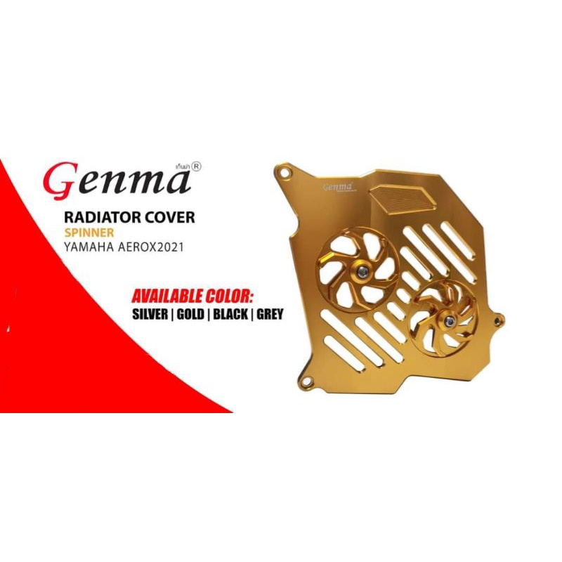 GENMA RADIATOR COVER W/SPINNER AEROX V2 | Shopee Philippines