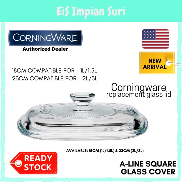 Glass lids for top corningware