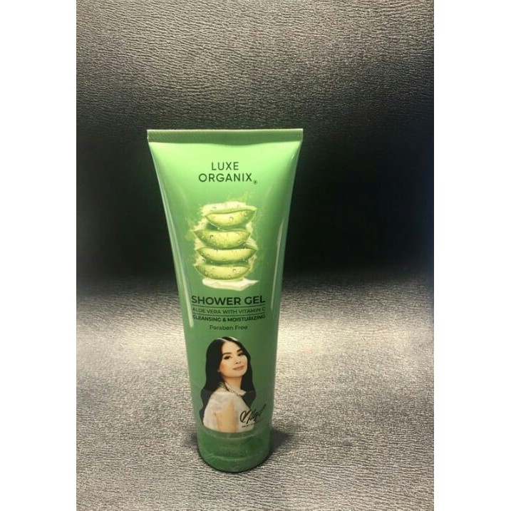 Luxe Organix Shower Gel 230g/Apricot Scrub with Vitamin C Face & Body