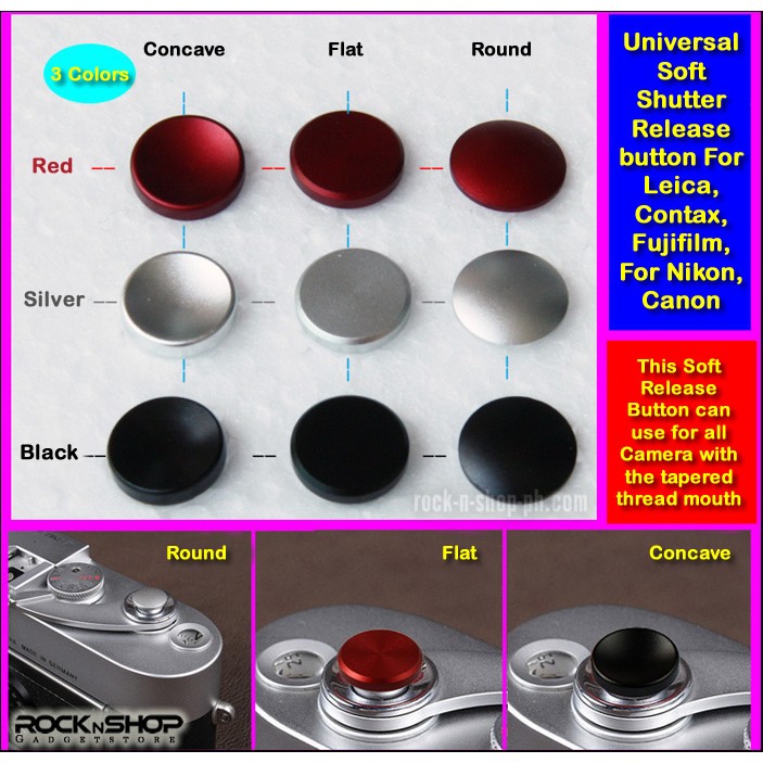 Universal THREADED Camera Soft Shutter Release Button | Shopee Philippines