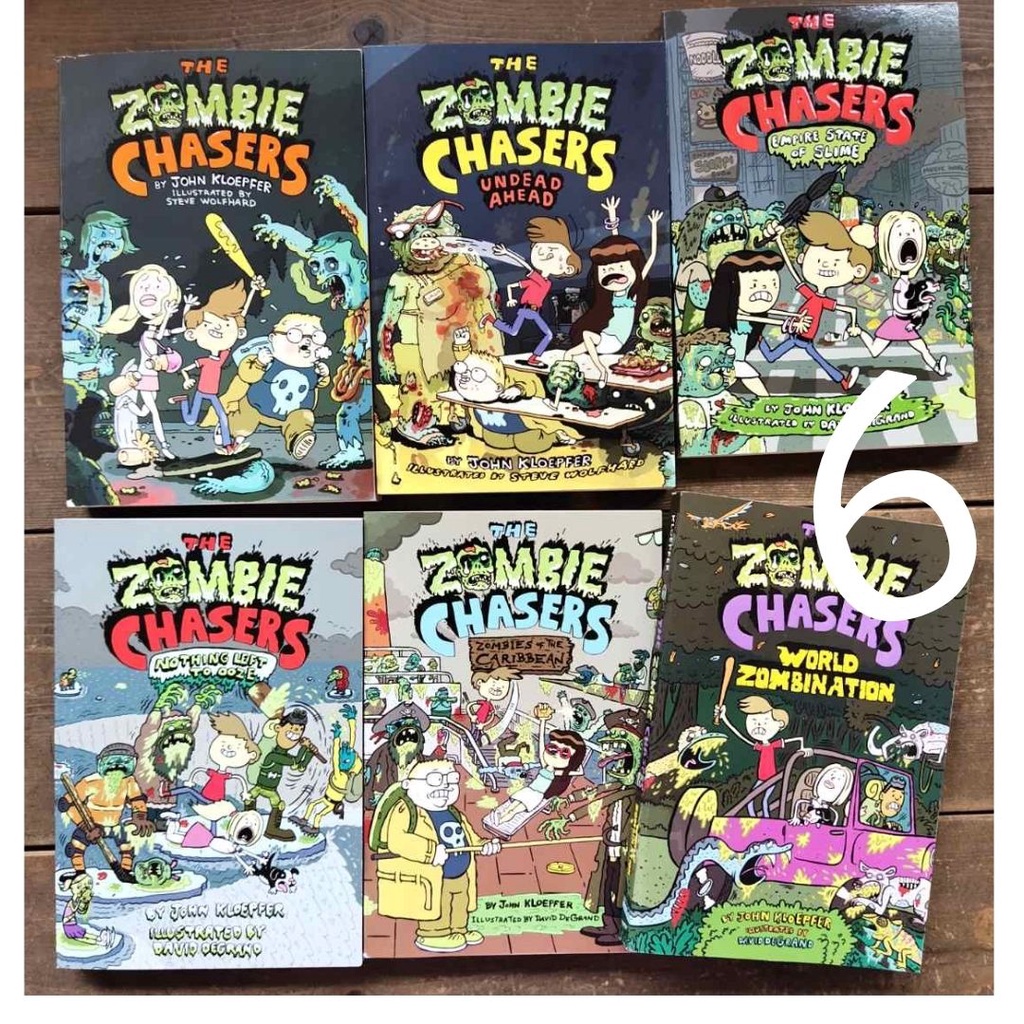 The Zombie Chasers (Books 1, 2, 47) 6 books no box Shopee Philippines