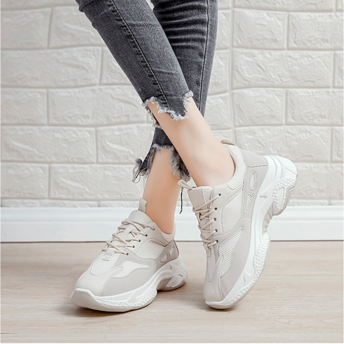 Bestseller Women Wild wedge Sneakers Korea Flatform Casual Rubber SHoes ...