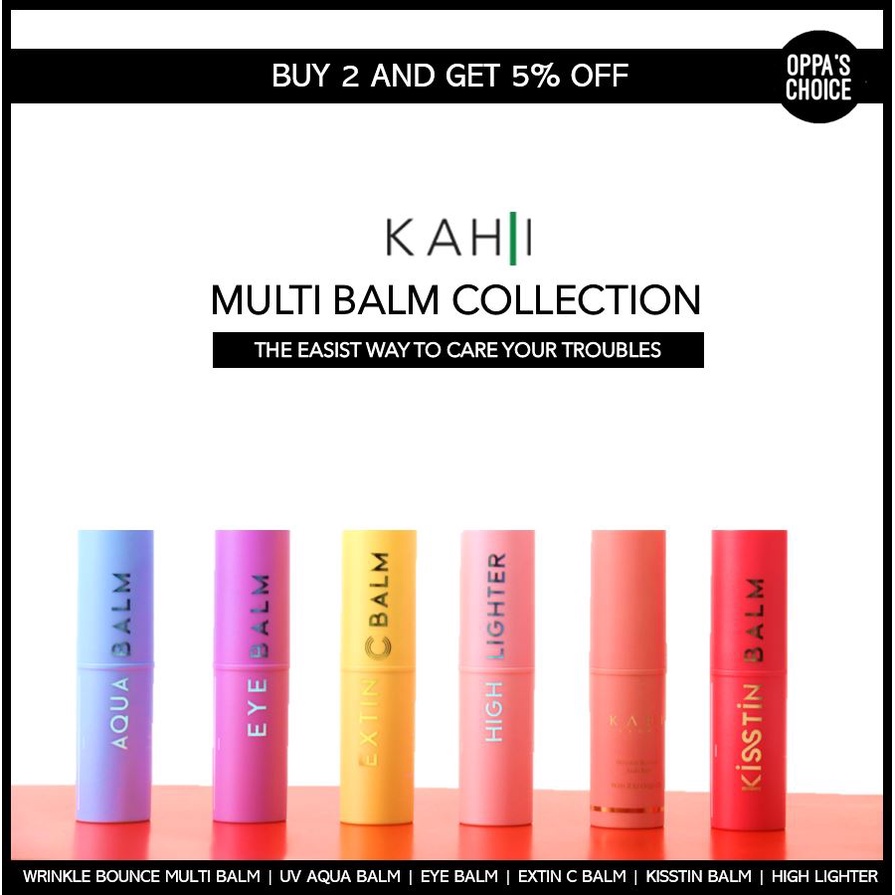 [HOTTEST/READY TO SHIP] 🇰🇷 KAHI MULTI BALM COLLECTION (WRINKLE BOUNCE ...