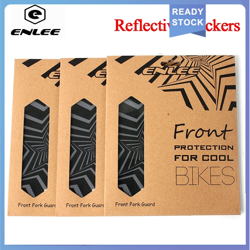 ENLEE Mountain Bike Fork Stickers MTB 3D Reflective Stickers Down DH ...