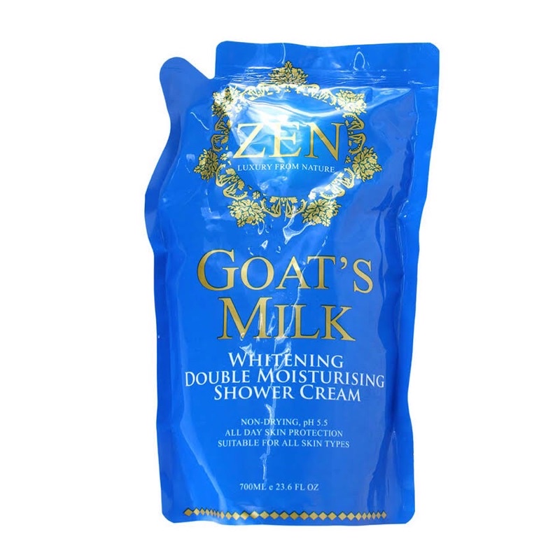 Zen Goats milk whitening double moisturizing shower cream Shopee