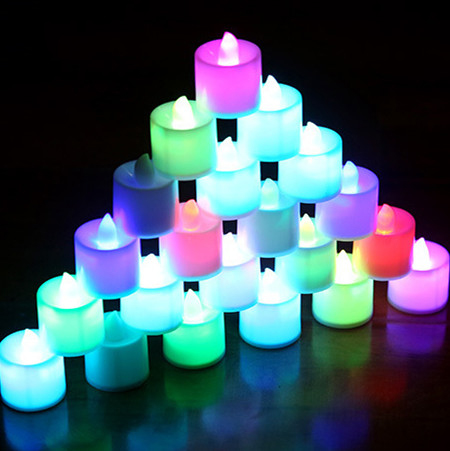 Flash Light LED Flameless Candle Lamp Tea Lamp LED Candle Night Light ...