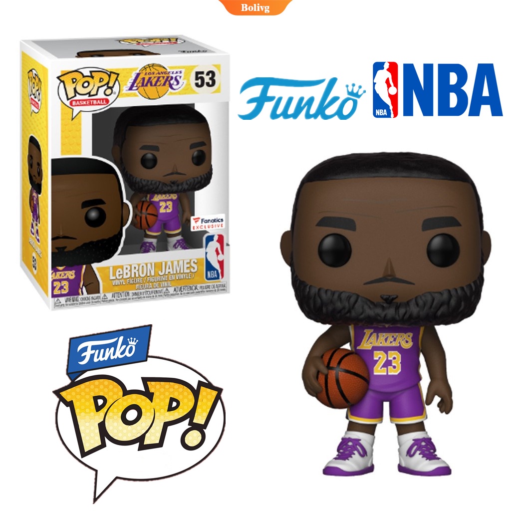 JAN229064 - NBA W3 LAKERS LEBRON JAMES PURPLE JERSEY REACTION FIG -  Previews World