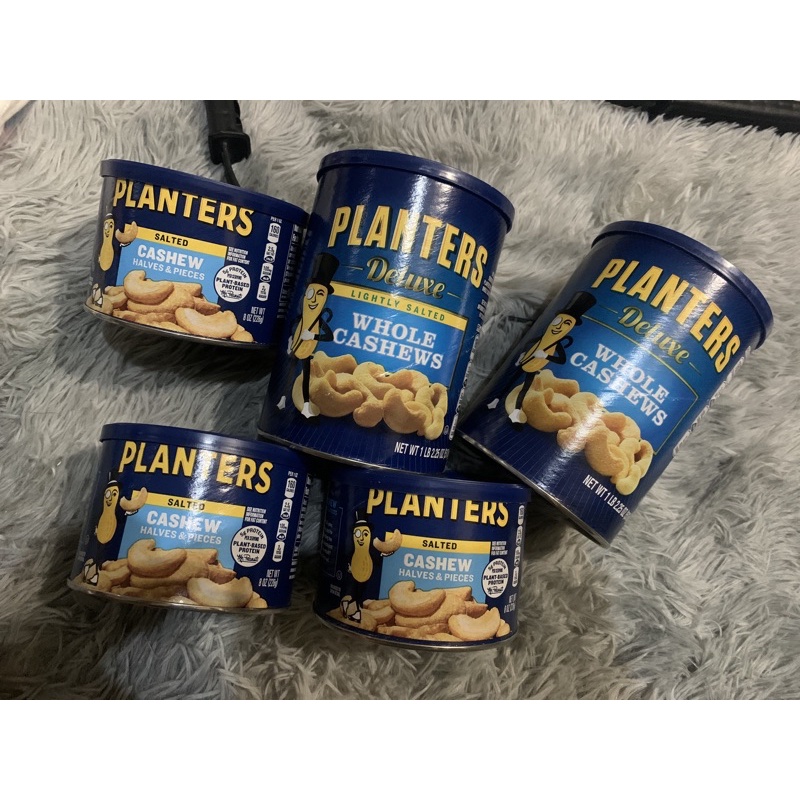 PLANTERS Salted Cashew Halves & Pieces, 8 oz Canisters Shopee Philippines