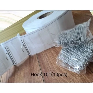 10Pcs Curtain Hanging Hooks Ring Window White Plastic Curtain Hook For Home  Office Curtain Accessories 7cm/8.5cm