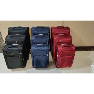 Canvas luggage with wheels hotsell