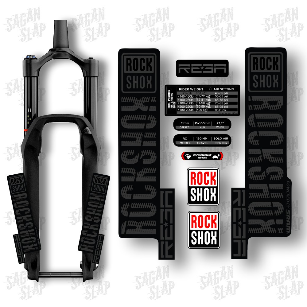 Decal deals fork rockshox