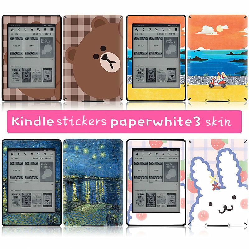 Cartoon Cute Sticker For Kindle Paperwhite 3 Skin Stickers Kindle 7 958