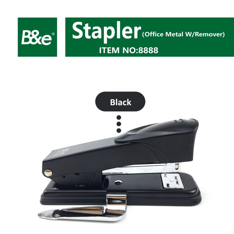 Bnesos Stationary School Supplies B&e Office Stapler Metal W/Remover ...