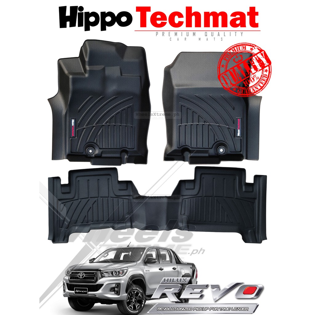 Hilux J E G GRS CONQUEST 2016 to2024 Hippo Techmat Floor Liner Deep