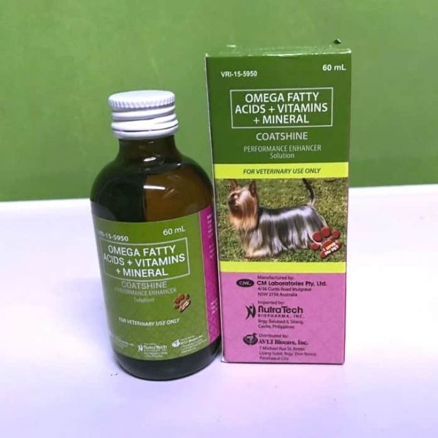 Coatshine Pet Vitamins (omega fatty acids + vits and minerals) Shopee