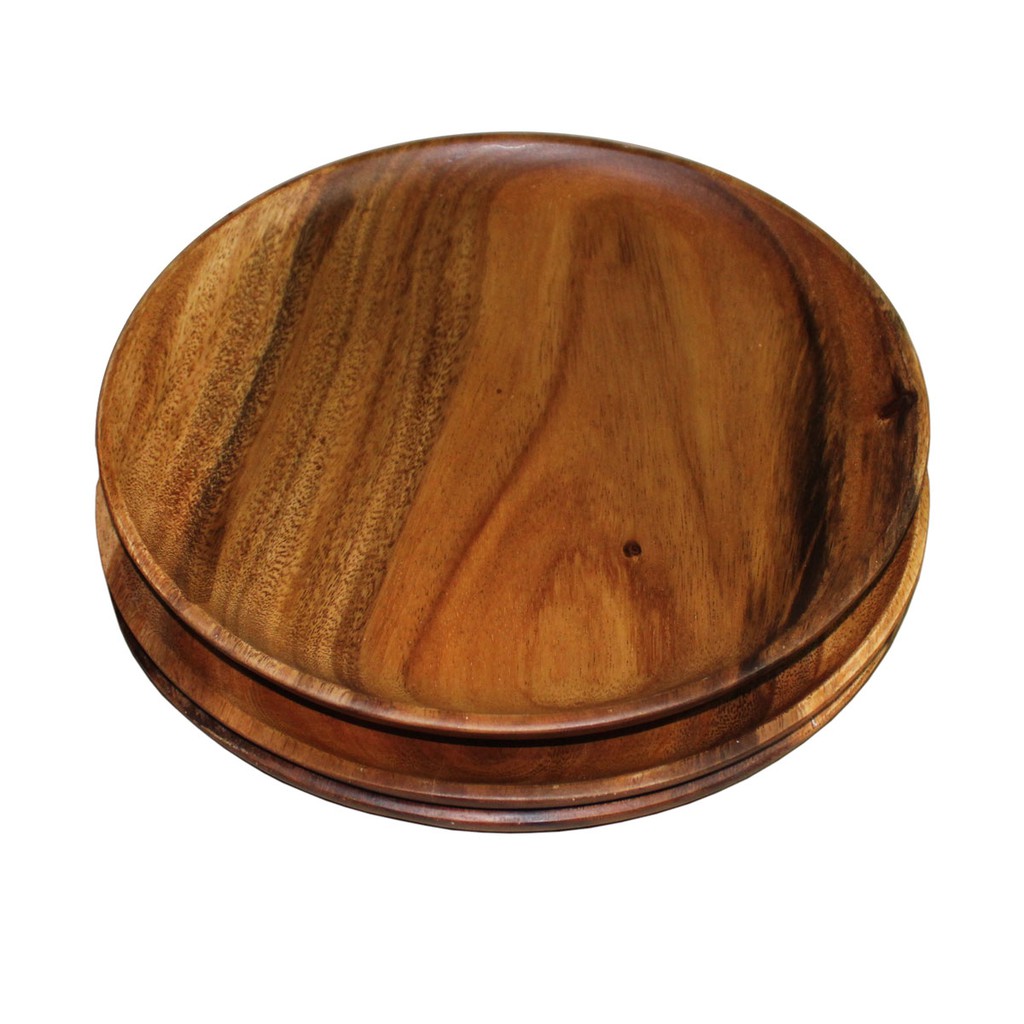 1pc / 2pcs / 3pcs Round Wooden Plate 1x12x12 inches Shopee Philippines