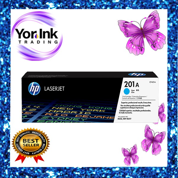 HP 201A CF401A Original LaserJet Toner Cartridge (Cyan) | Shopee ...