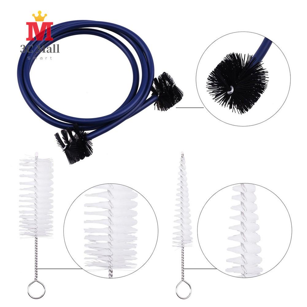 Trumpet Accessories 3-Piece Trumpet Cleaning Kit - Flexible Brushes For Mouthpiece & Valves (Trombone Compatible Too!) Trumpet Mouthpiece