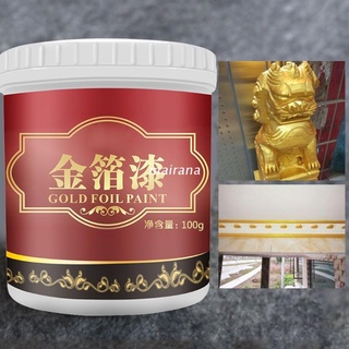 100g Gold Paint Water-based Lacquer Paint for Wood Varnish Coating