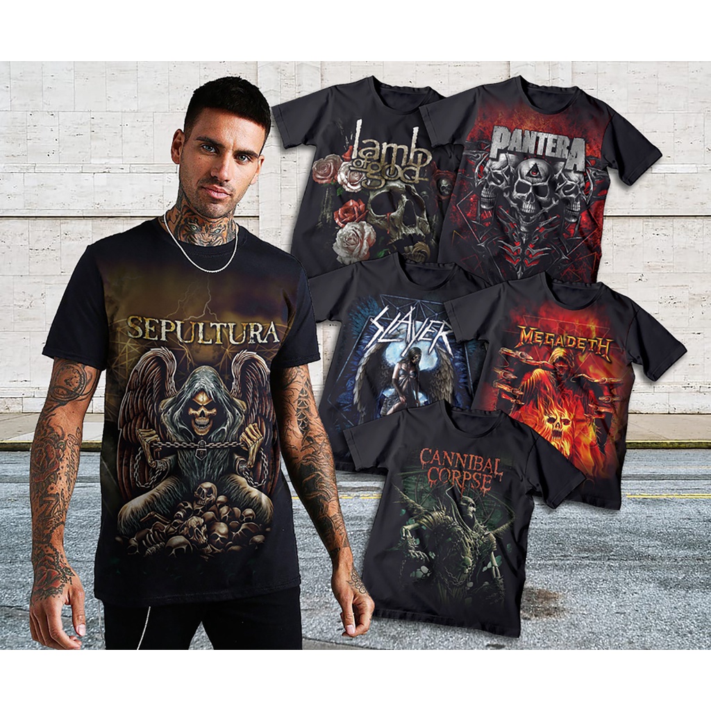 Heavy metal band sales t shirts