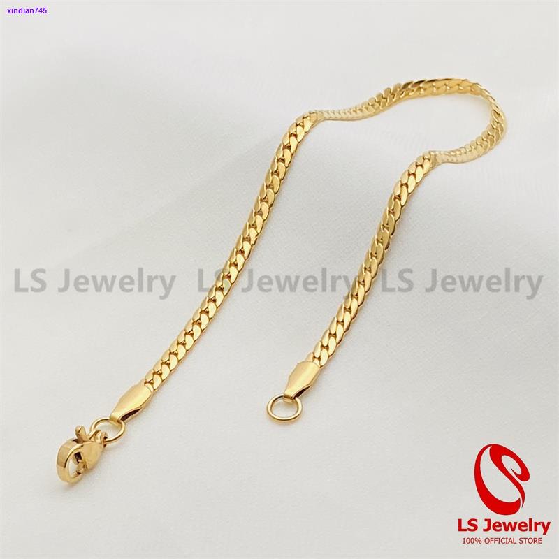 LS Jewelry 18K Gold Plated Fashion Bracelet for Women C1011G Shopee