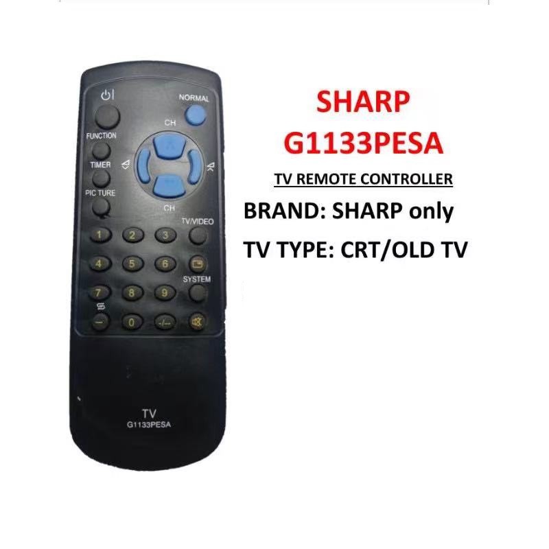 pinsan SHARP G1133PESA REMOTE CONTROLLER FOR CRT TV | Shopee Philippines