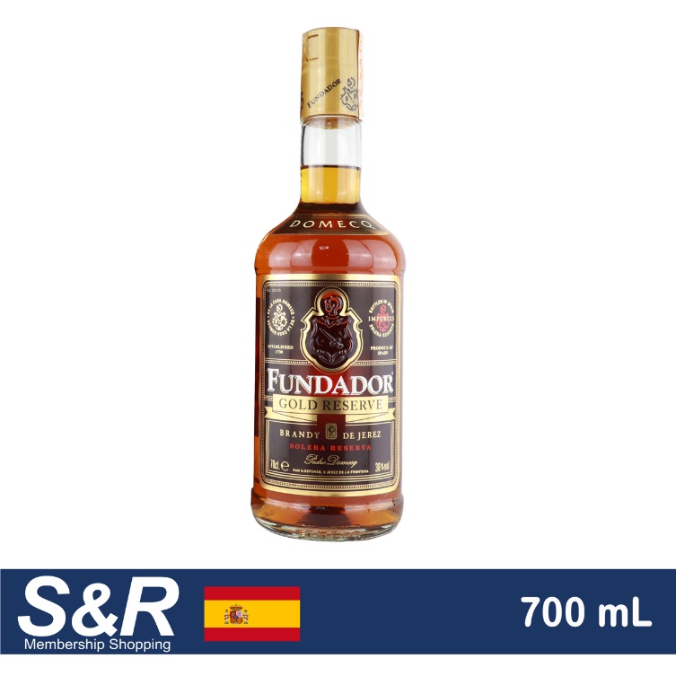 Fundador Gold Reserve Brandy Solera 700mL Shopee Philippines
