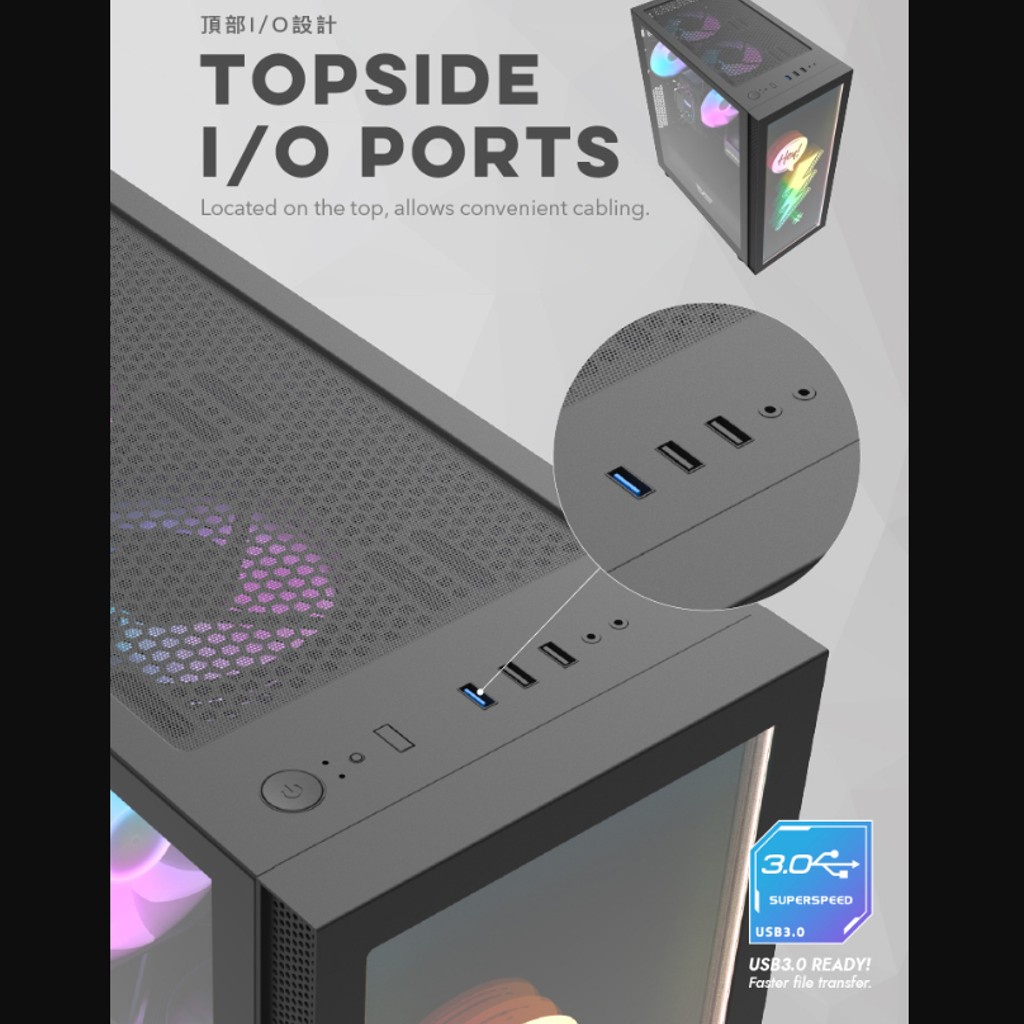 DarkFlash Dk210 Graffiti Version Argb Sync Able Front Panel 5v3pin