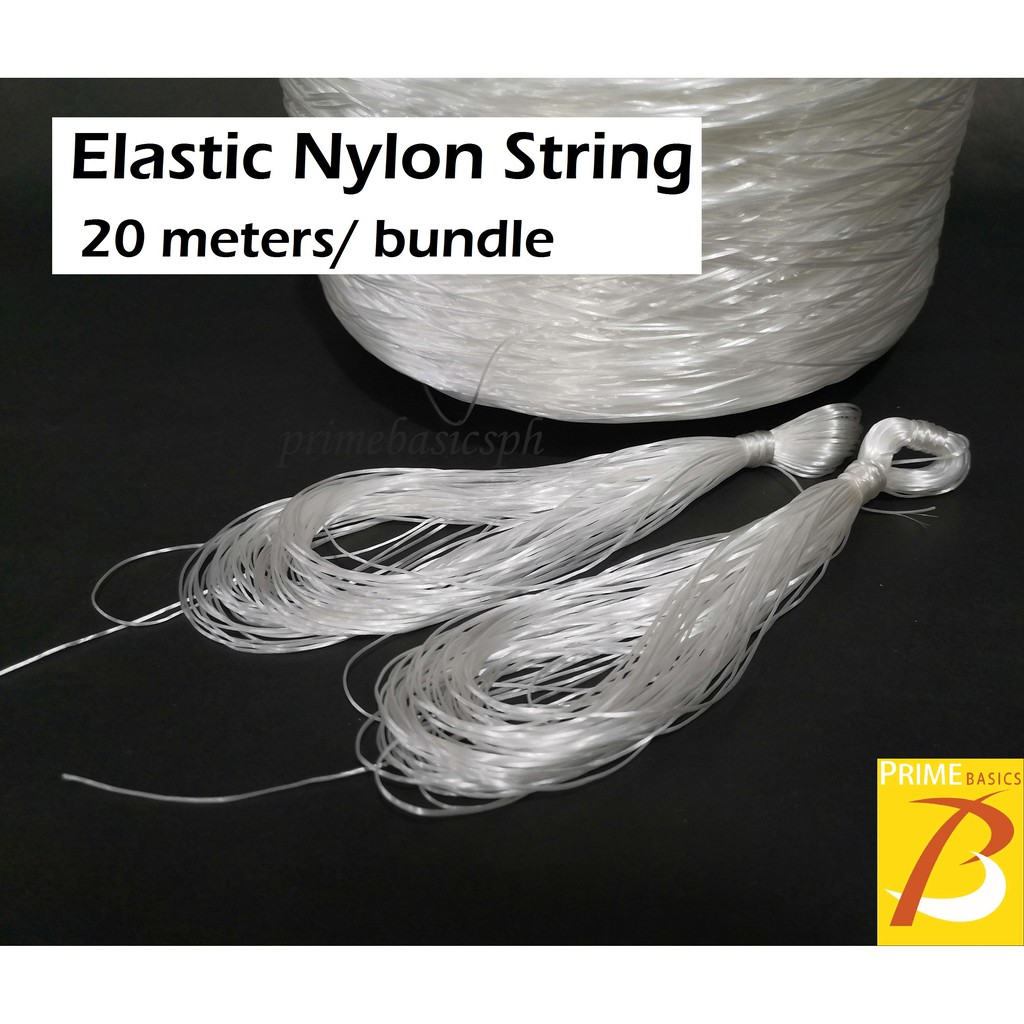 Elastic Nylon String Garter (20meters/bundle) Strong and Stretchable ...