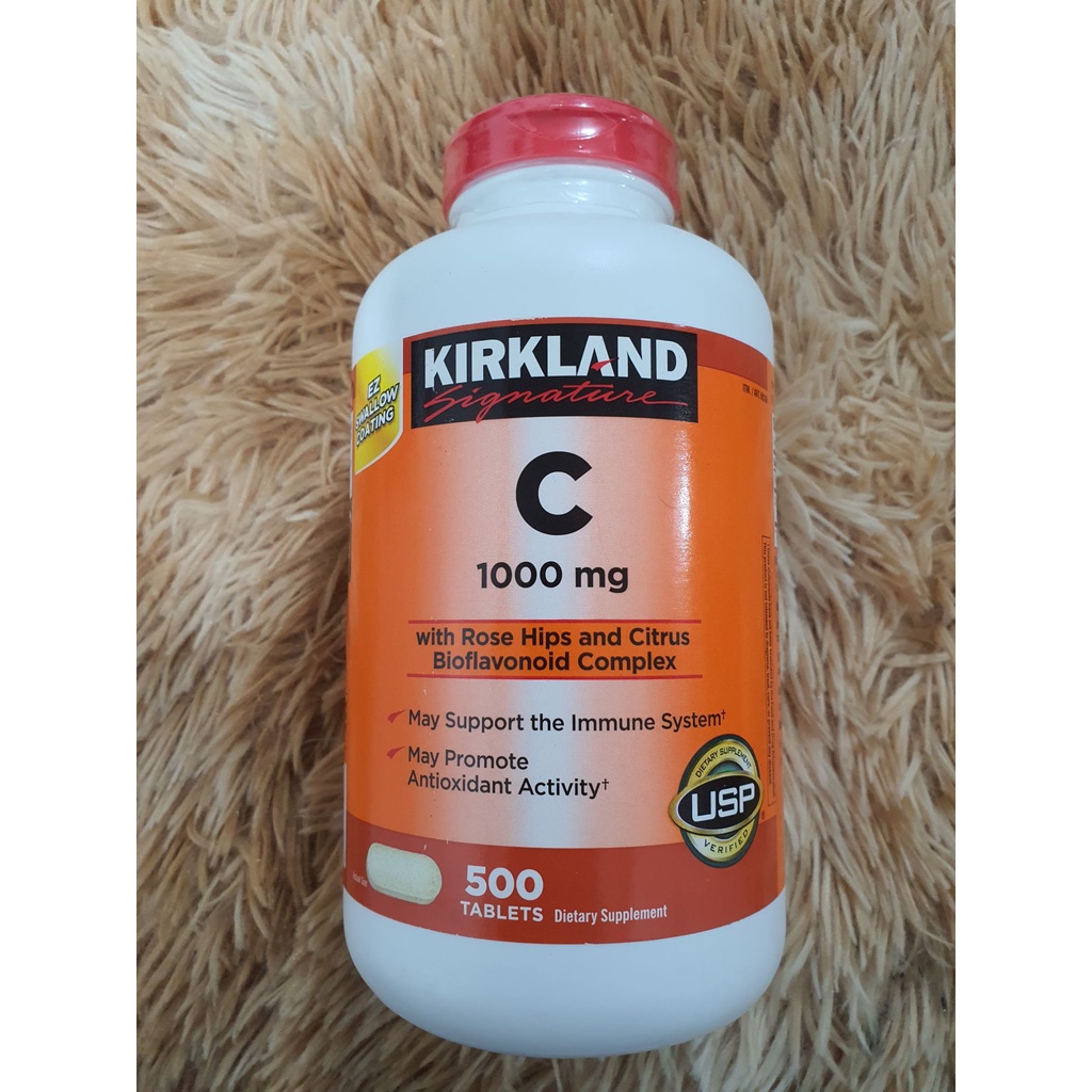 Kirkland Vitamin C 1000mg, 500 tablets Shopee Philippines
